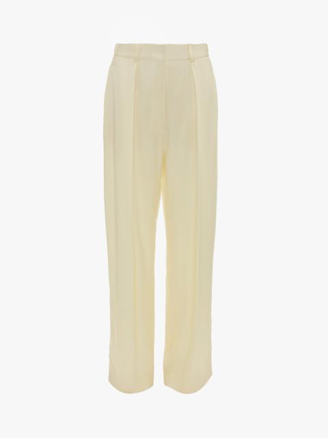 Wide Leg Trouser In Ivory