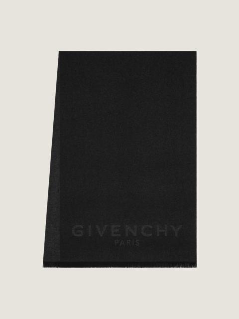 GIVENCHY PARIS SCARF IN WOOL AND CASHMERE