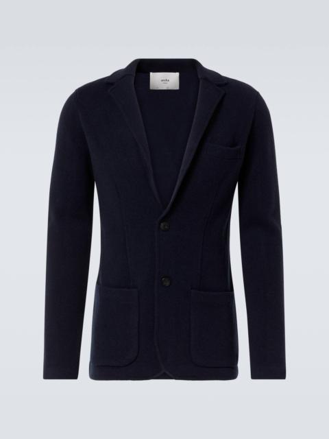 Mr Poole wool and cashmere cardigan