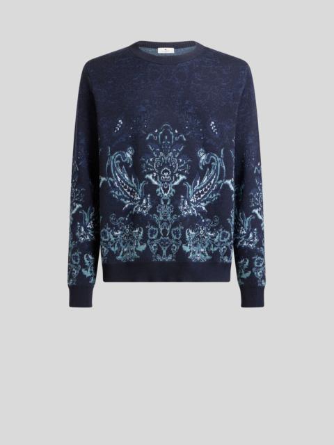WOOL JACQUARD SWEATER