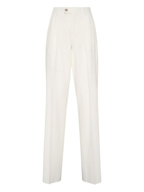 straight-leg trousers