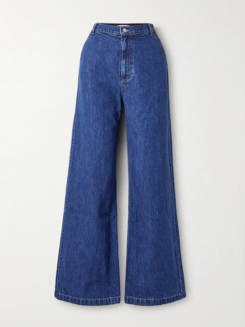 High-rise Wide-leg Jeans