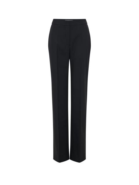 Virgin Wool Twill Wide Leg Pants