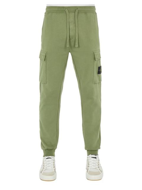 64751 COTTON FLEECE_GARMENT DYED OLIVE GREEN