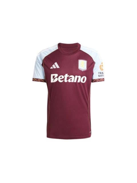 adidas Aston Villa FC 25/26 Home Jersey Maroon Glow Blue