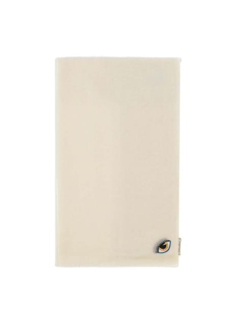 eye-embroidered scarf