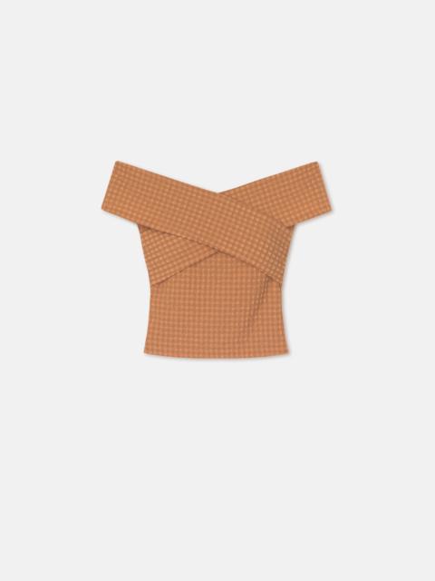 Off The Shoulder Wrap Top