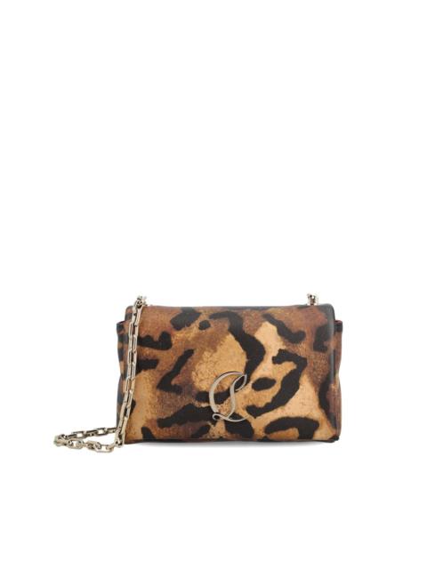 Loubi54 leopard-print chain shoulder bag