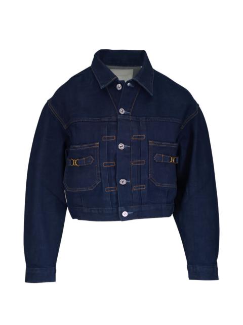 buckle denim jacket