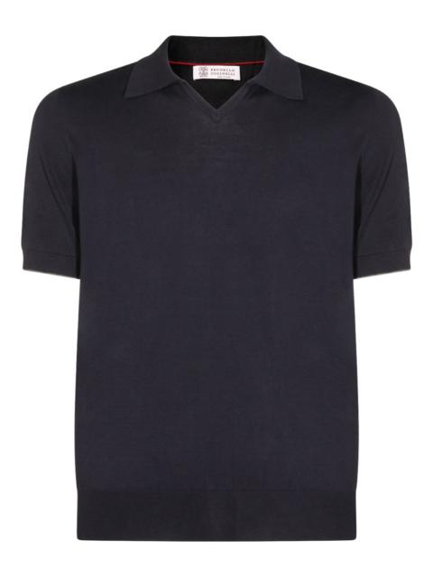 V-neck short-sleeve top