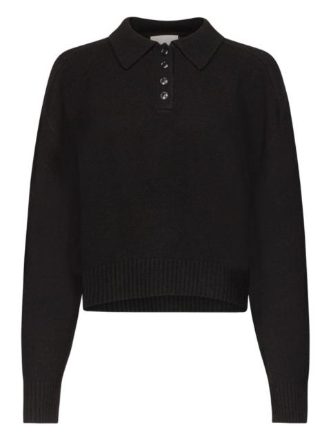 Homere LDS polo-neck ribbed sweater