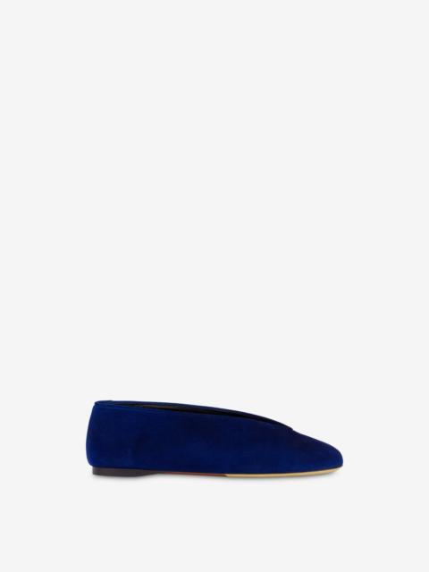 SUEDE BALLET FLATS