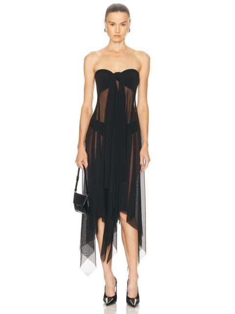 Convertible Combo Midcalf Dress