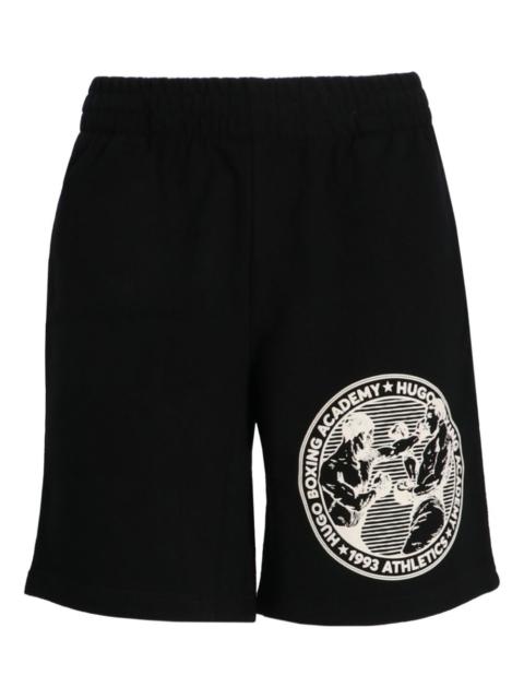 cotton logo shorts