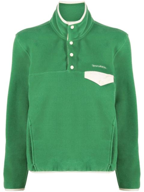 funnel neck long-sleeved jumper