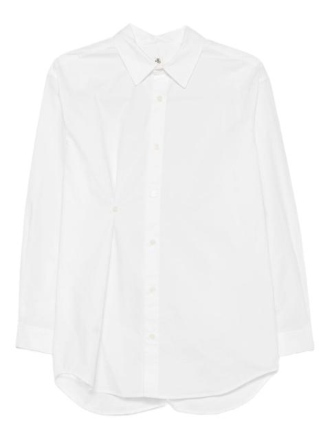 tie-back cotton shirt