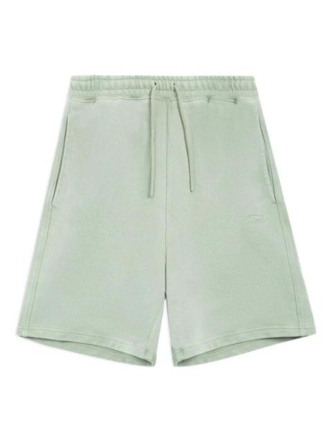Li-Ning Embroidered Shorts 'Light Green' AKSS315-5