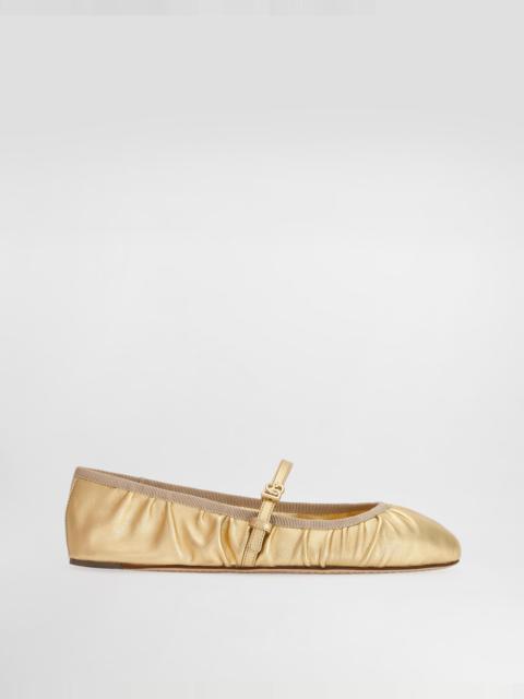 Nappa mordore ballet flats