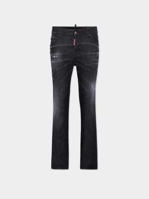 BLACK EASY WASH COOL GIRL JEANS