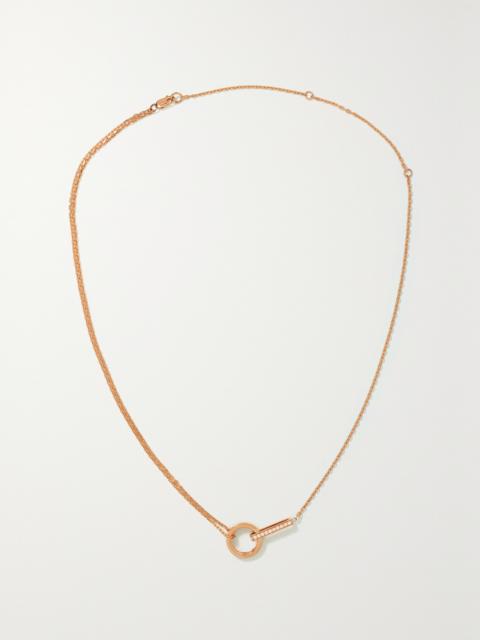 Berbère 18-karat Rose Gold Diamond Necklace