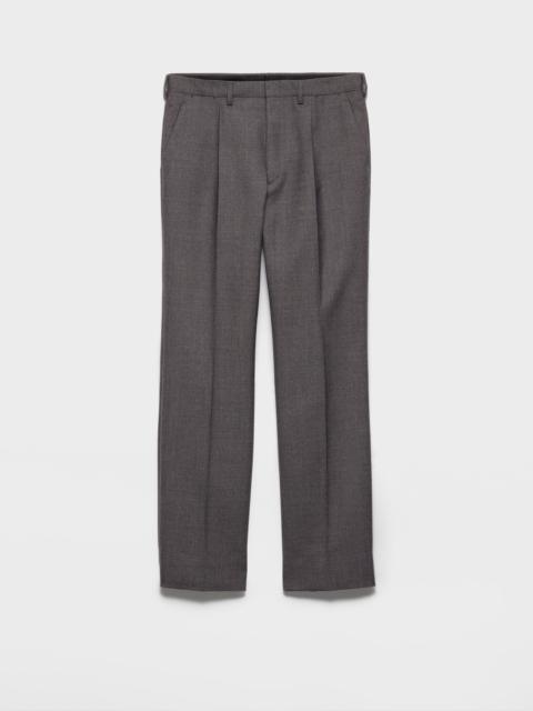 Wool and silk pants