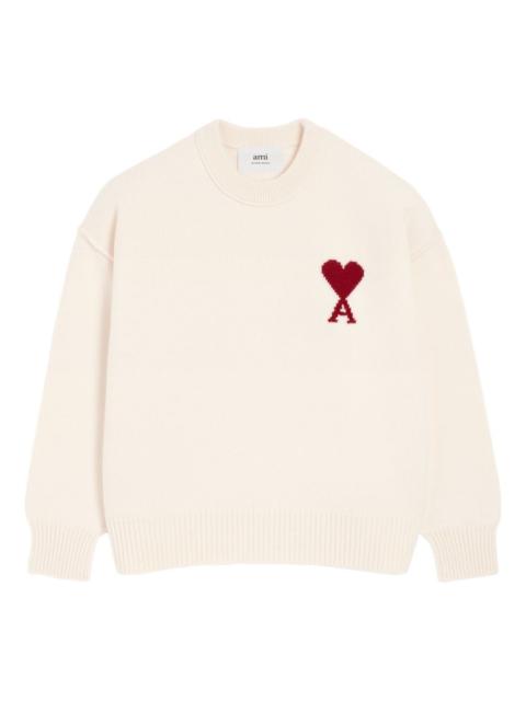 Ami De Coeur crew-neck wool sweater