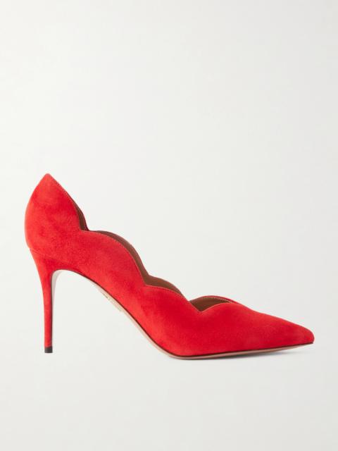 Petal 85 Suede Pumps