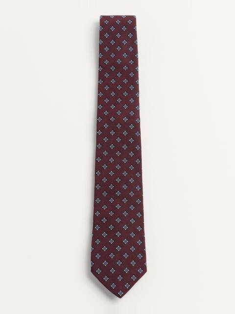 VALENTIE MICRO-CHECK SILK TIE