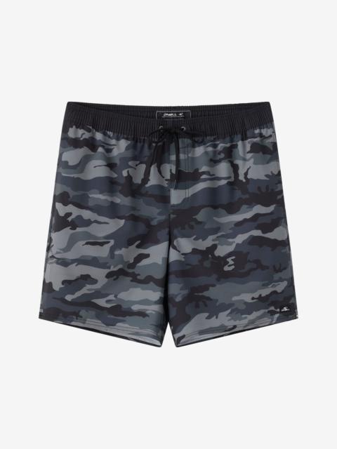 Hermosa Elastic Waist Lined 17" Swim Trunks