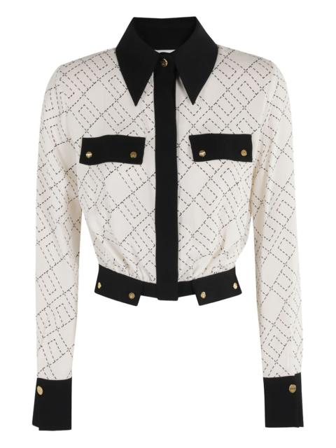geometric-pattern shirt