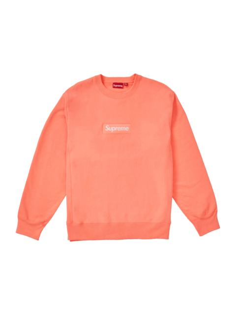 Supreme Box Logo Crewneck (FW18) Fluorescent Pink