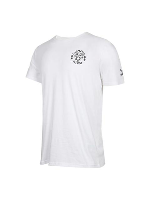 PUMA Graphic Vintage Cat Tee 'White' 578728-02