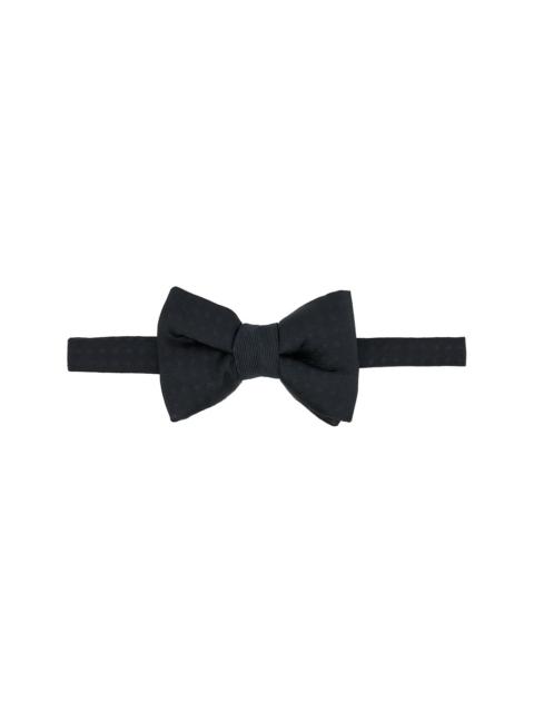 Black Polka-Dot Bow Tie