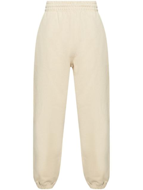 Check Label cotton track pants