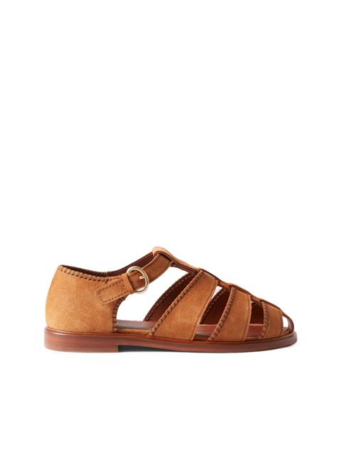 buckle-fastening sandals