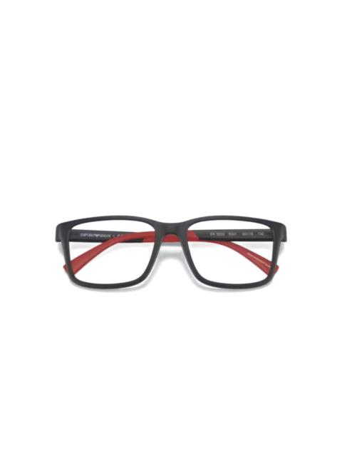 rectangle-frame glasses