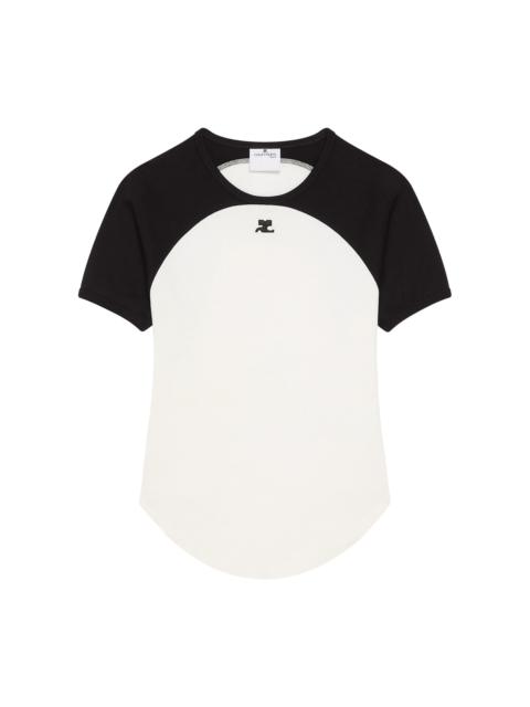 Circle Contrast T-Shirt black/white