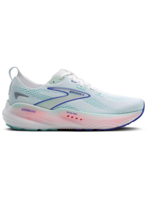 Brooks Glycerin GTS 22 White Limpet Shell Amparo Blue (Women's)