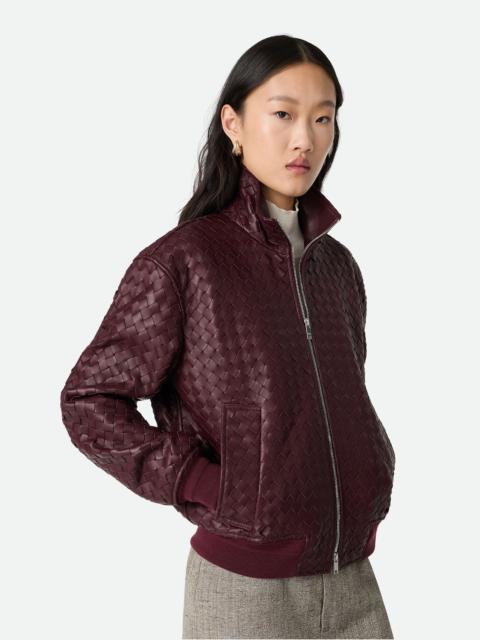 Intrecciato Leather Blouson