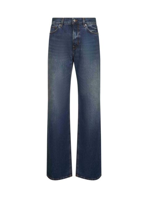 Blue cotton denim Korea jeans