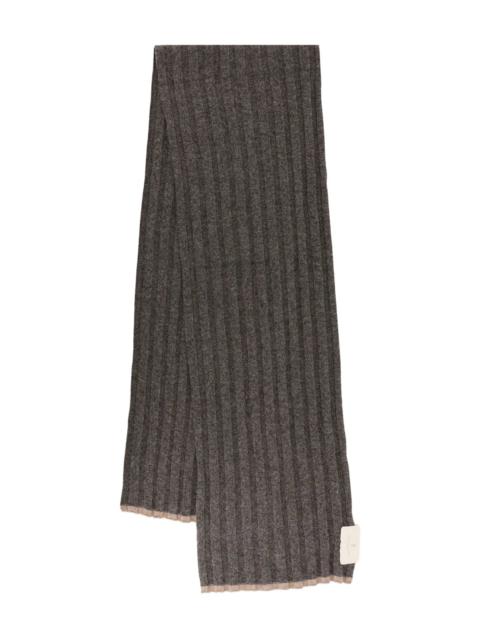 Brunello Cucinelli Ribbed Cashmere Scarf