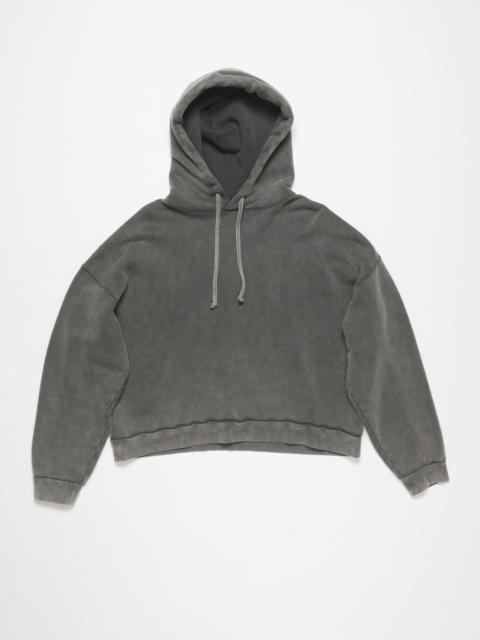 Hooded sweater logo patch - Faded black