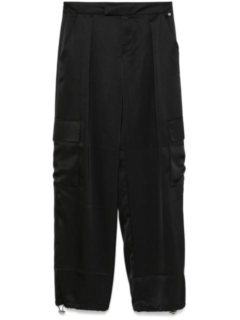 satin cargo pants