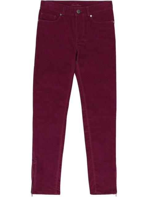straight-leg corduroy trousers