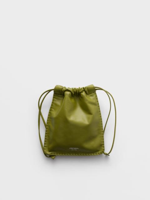 Nappa leather smartphone pouch