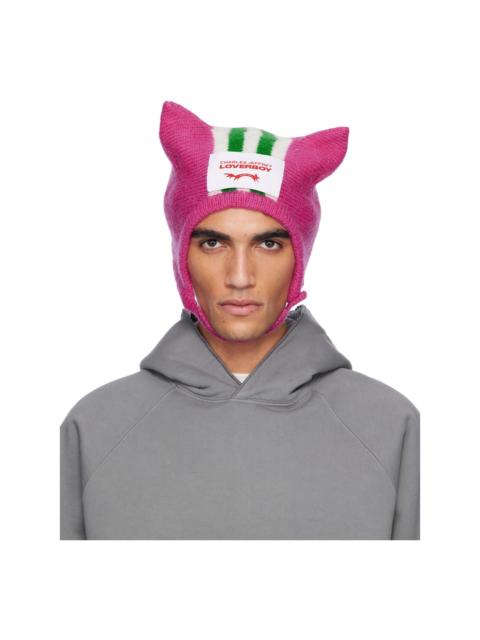 Pink Ears Bonnet Beanie