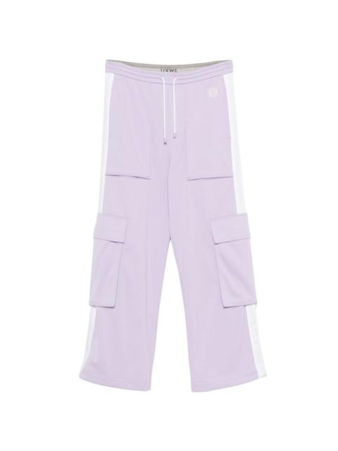 logo-embroidery track pants