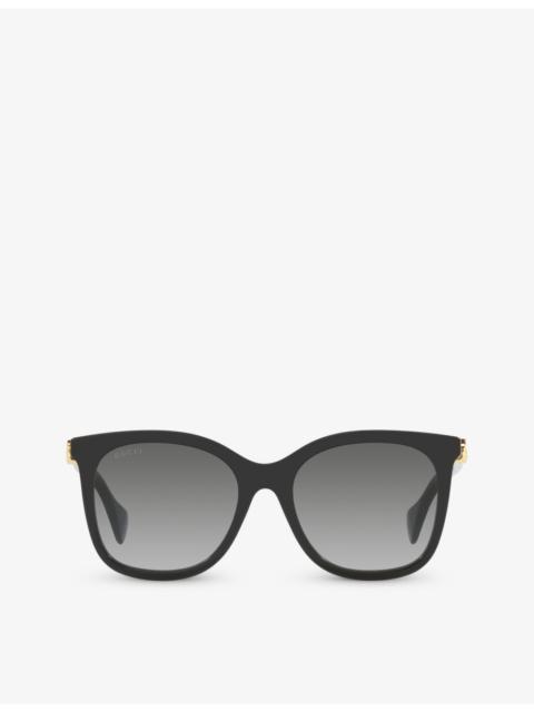 GG1071S square-frame acetate sunglasses