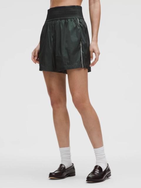 Stretch Satin Nylon Super-High-Rise Short 5"