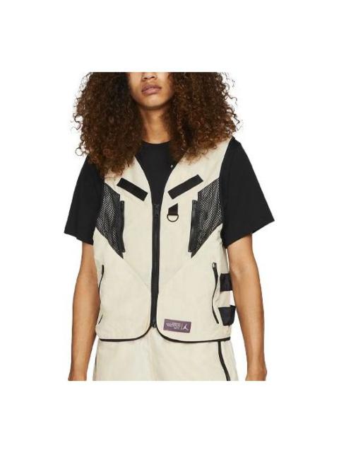 Air Jordan 23 Engineered Woven Splicing Mesh Breathable Cargo vest Beach Light Yellow CZ4819-234